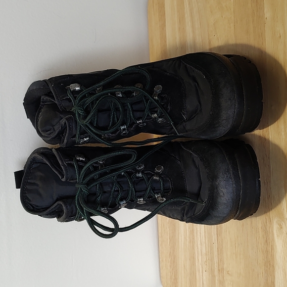 LL Bean Snow Boots Kids size 7 Black Warm Thinsulate - Picture 5 of 10